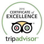 tripadvisor 2016 Certificate of Excellence